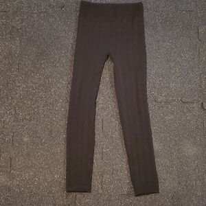 Black Fleece Lined Leggings